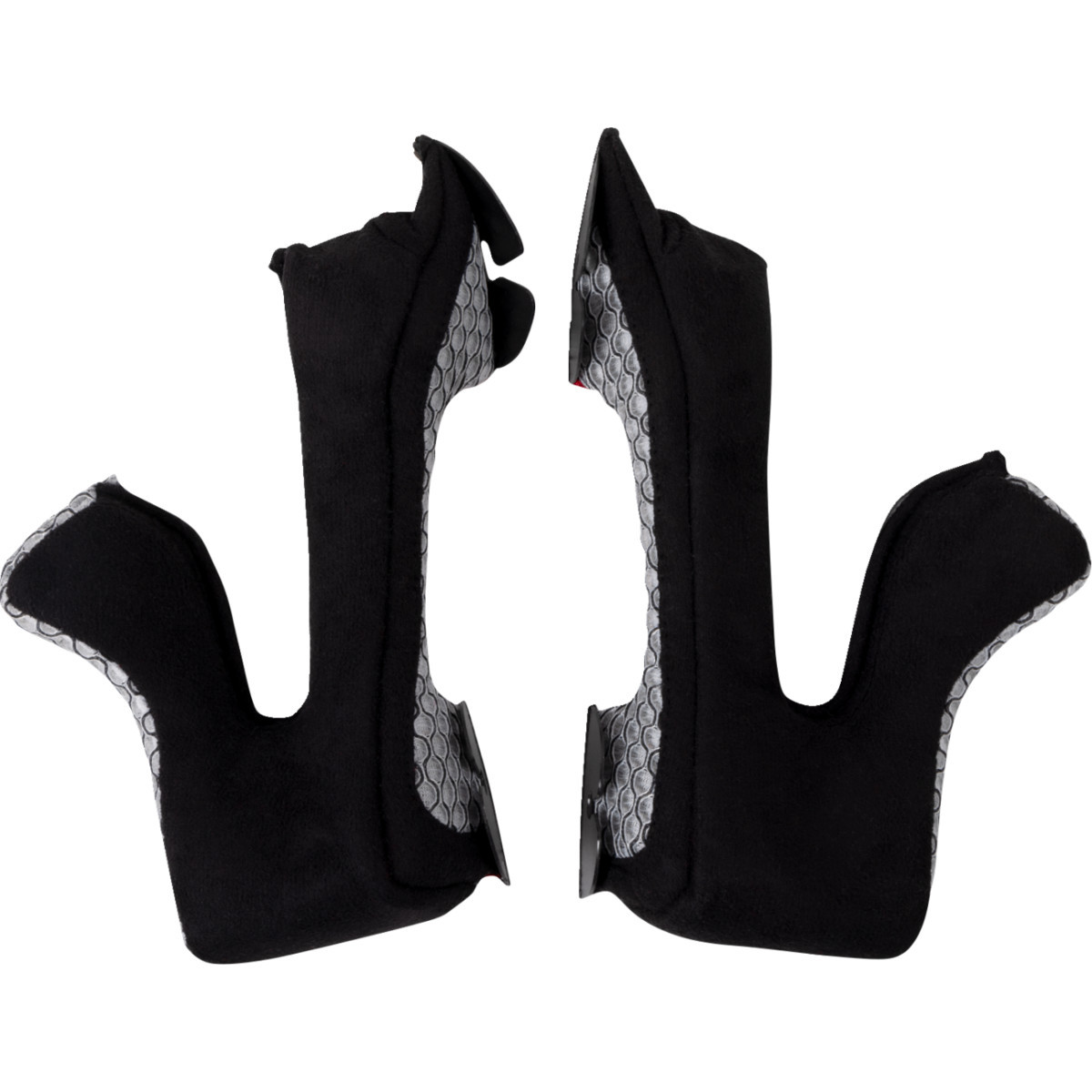 Moose Offroad - Youth F.I. Cheek Pads - Vaporwave - Gray - Small