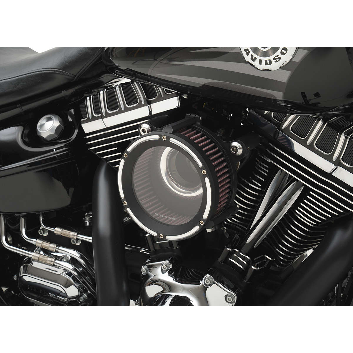 Trask #TM-1023RC - Assault Charge High-Flow Air Cleaner - Black
