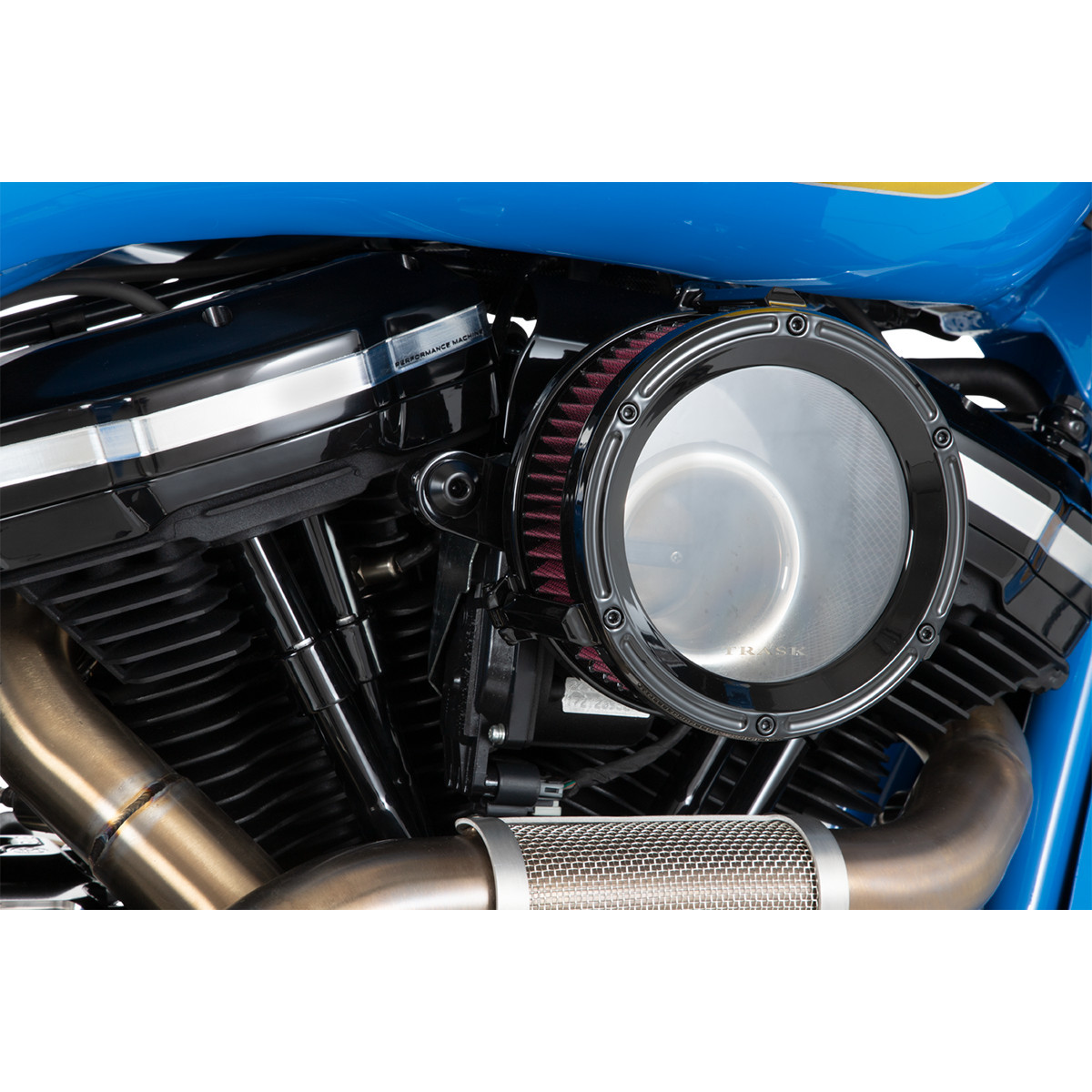 Trask #TM-1023R - Assault Charge High-Flow Air Cleaner - Raw