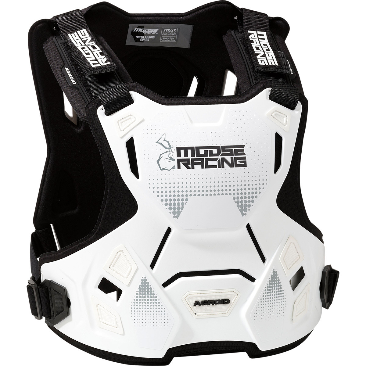 Moose Offroad - Youth Agroid™ Chest Guard - White - 2XS/XS