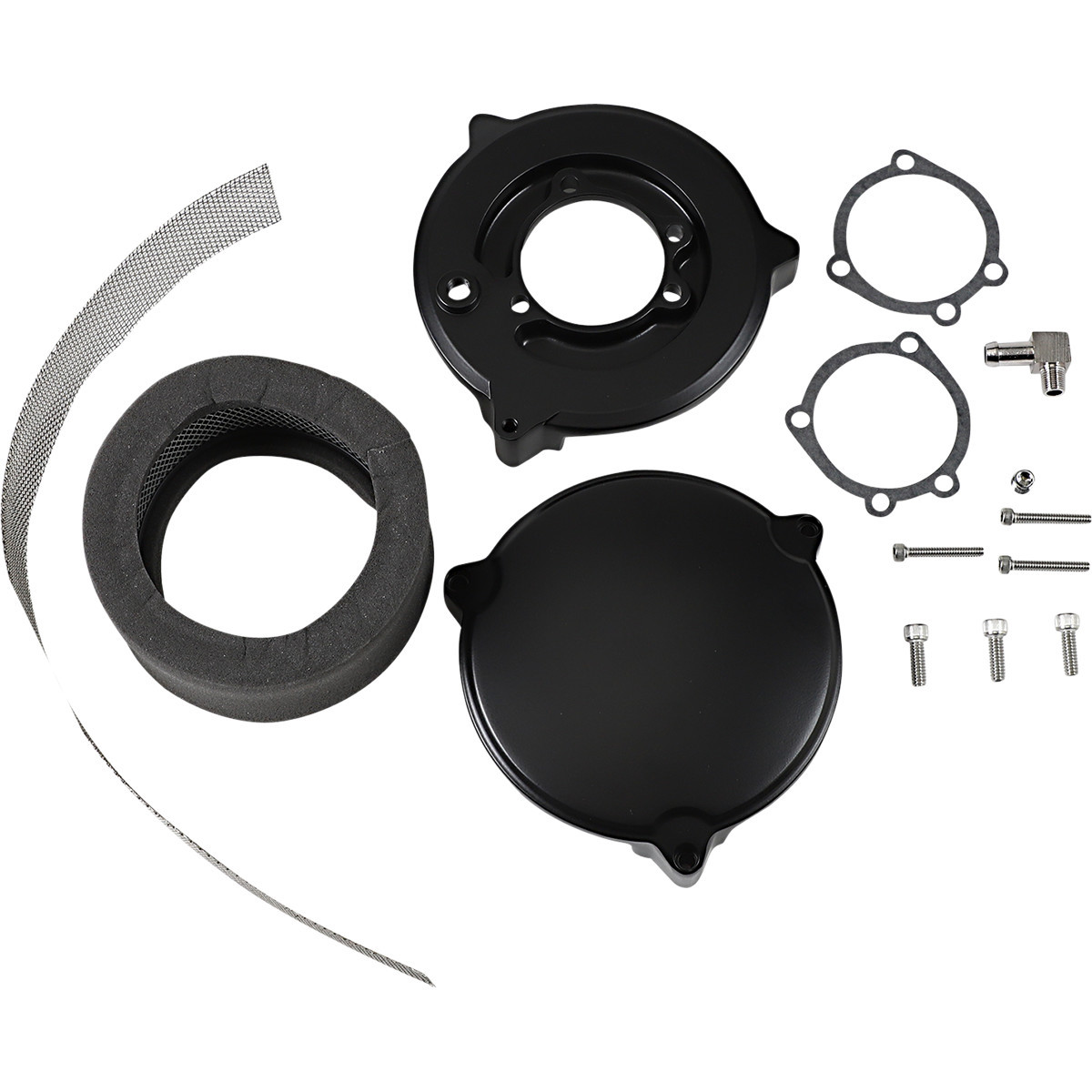 Drag Specialties - High Performance 6" Dragtron™ II Air Cleaner Kit - Black