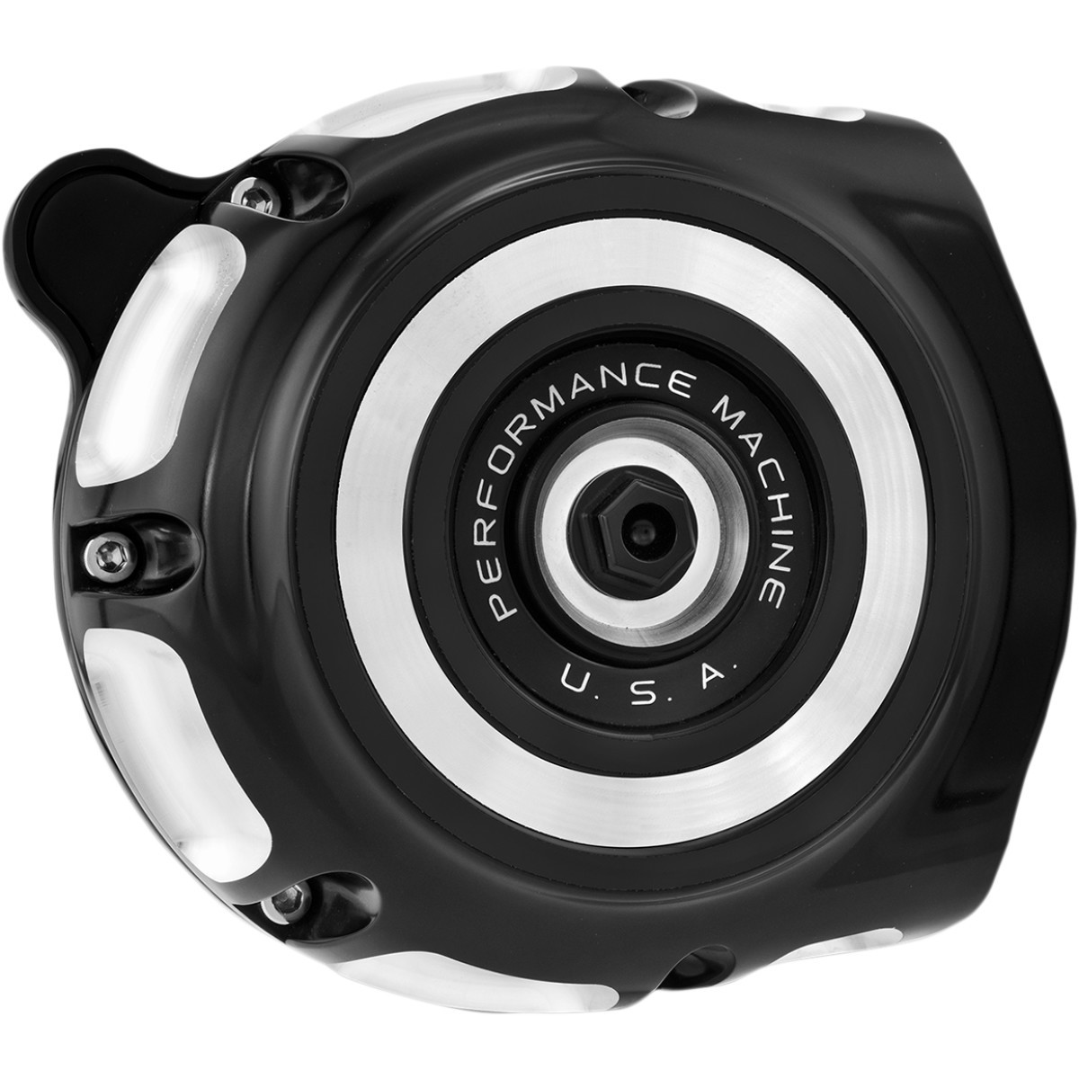 Performance Machine (PM) #0206-2142-BM - Vintage Air Cleaner - Contrast Cut™