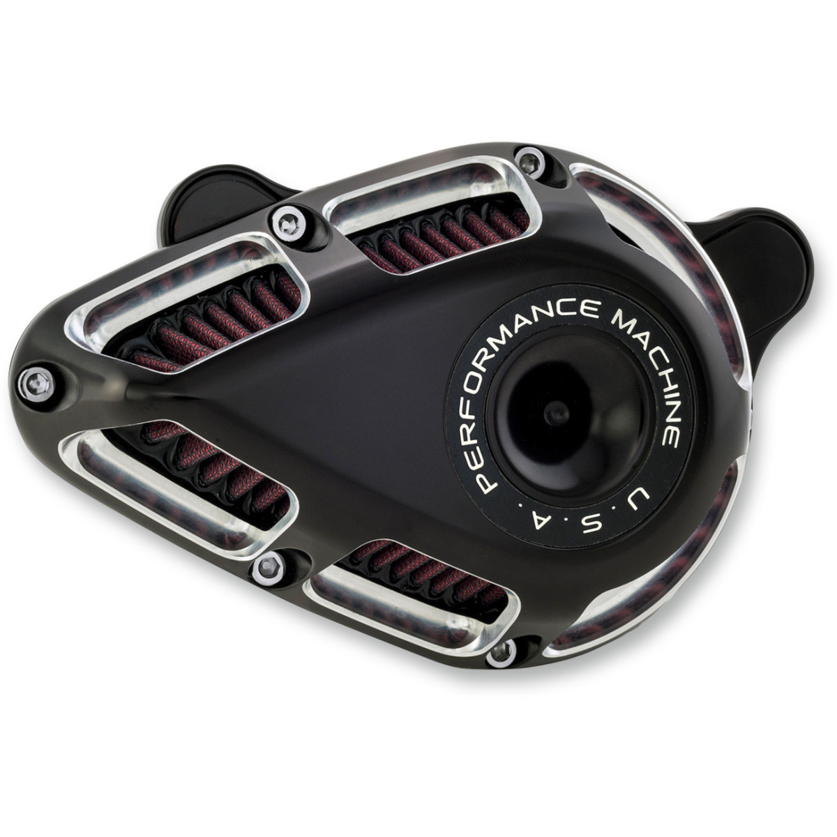Performance Machine (PM) #0206-2140-BM - Jet Air Cleaner Kit - Contrast Cut™