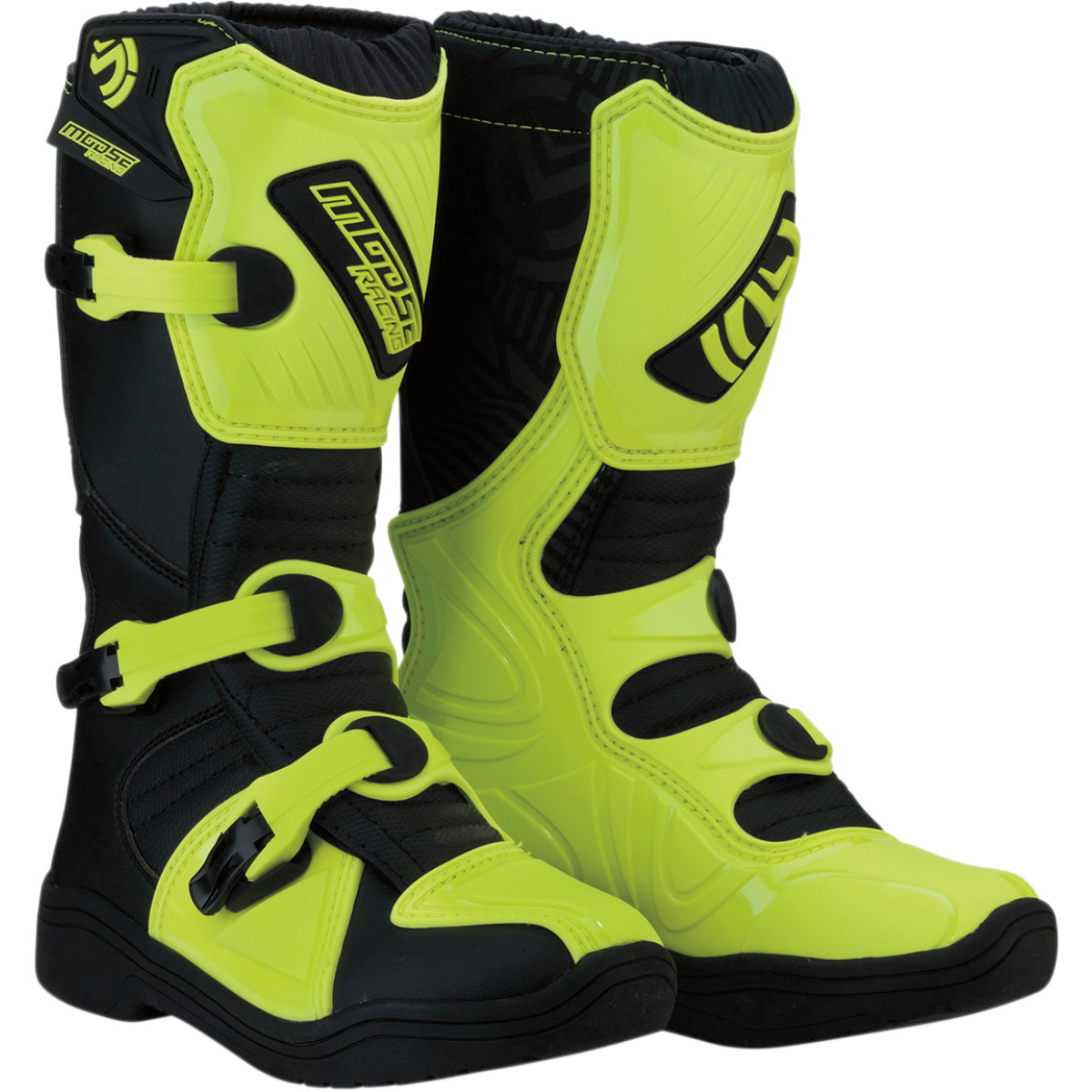Moose Offroad - M1.3 Boots - Black/Hi-Viz Yellow - Size 5