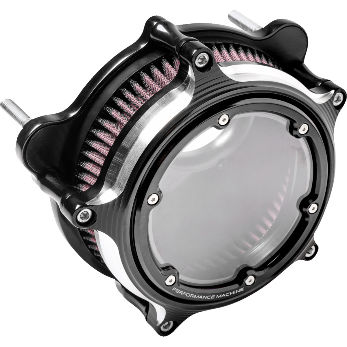Performance Machine (PM) #0206-2156-BM - Vision Air Cleaner - Contrast Cut™