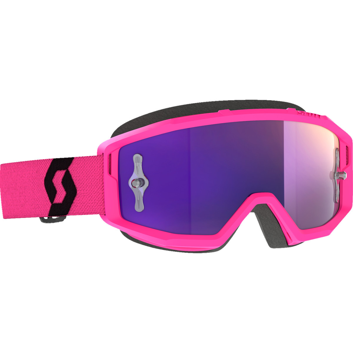 Scott #278597-1665281 - Primal Goggle - Pink/Black - Purple Chrome Works Lens