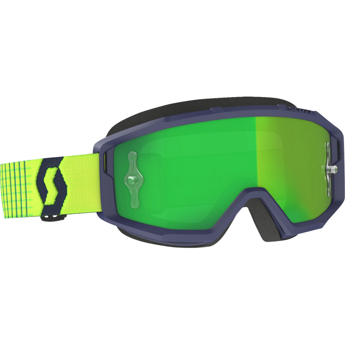 Scott #278597-1054279 - Primal Goggle - Blue/Yellow - Green Chrome Works Lens