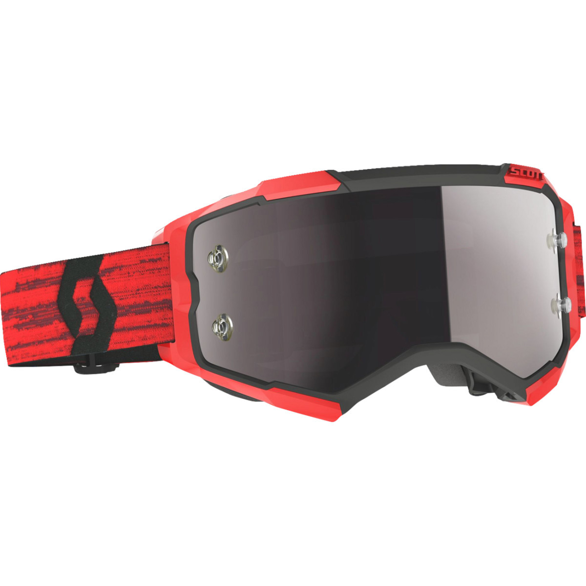 Scott #272828-0004269 - Fury Goggle - Red - Silver Chrome Works Lens
