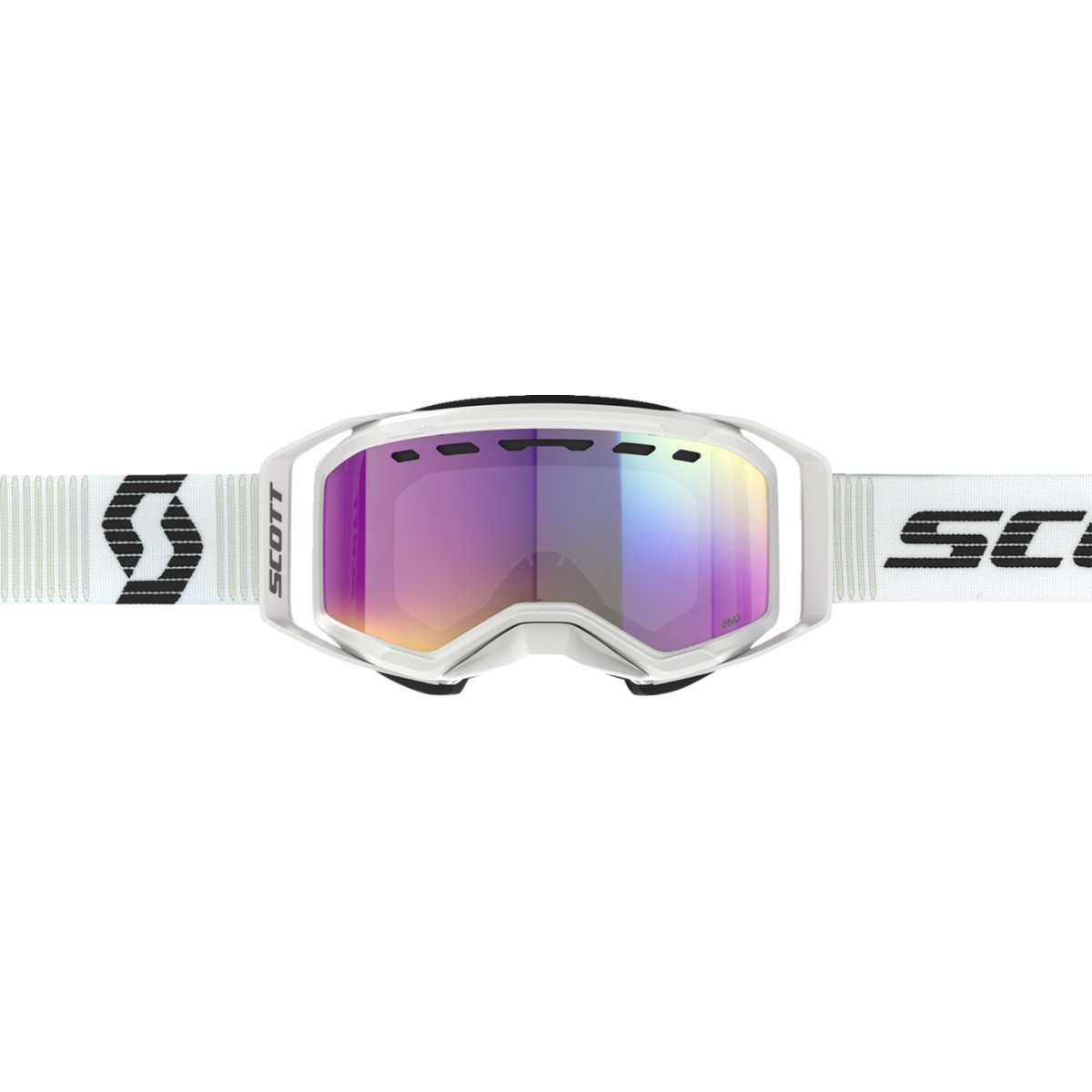 Scott #421503-1035315 - Prospect 2.0 SMB Goggle - White/Black - AMP Teal Chrome Lens