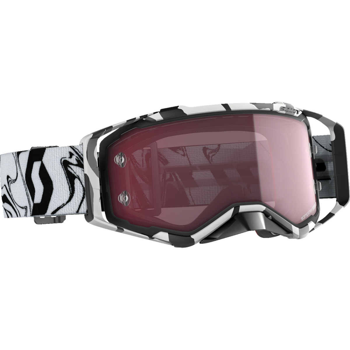 Scott #285536-7082352 - Prospect Amplifier Goggle - Marble Black/White - Rose Works Lens
