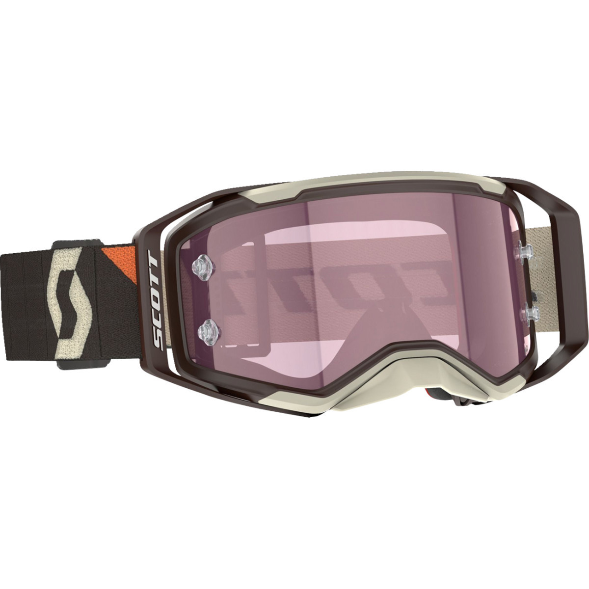 Scott #421469-7699352 - Prospect 2.0 AMP Goggle - Deep Brown/Beige - Rose Lens