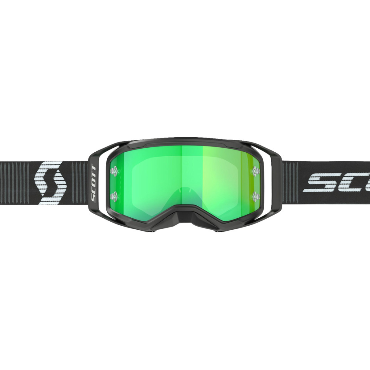 Scott #421471-1007279 - Prospect 2.0 Goggle - Black/White - Green Chrome Works Lens