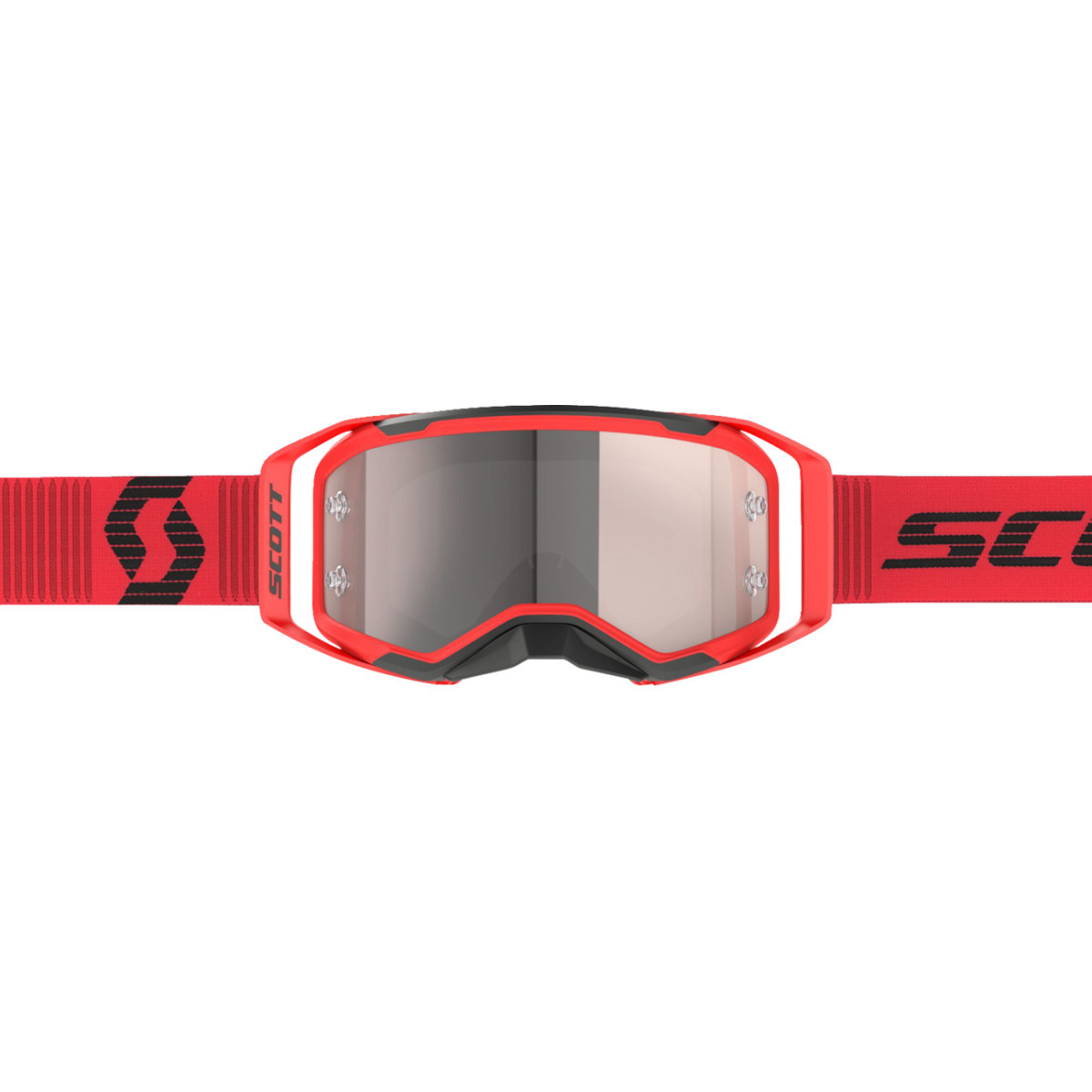 Scott #421471-1018269 - Prospect 2.0 Goggle - Red/Black - Silver Chrome Works Lens