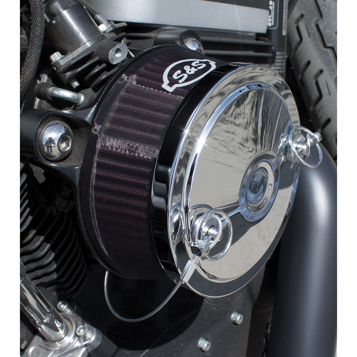S&S Cycle #170-0193 - Pre-filter Rain Sock - Standard - Black - Super Sock Air Cleaner