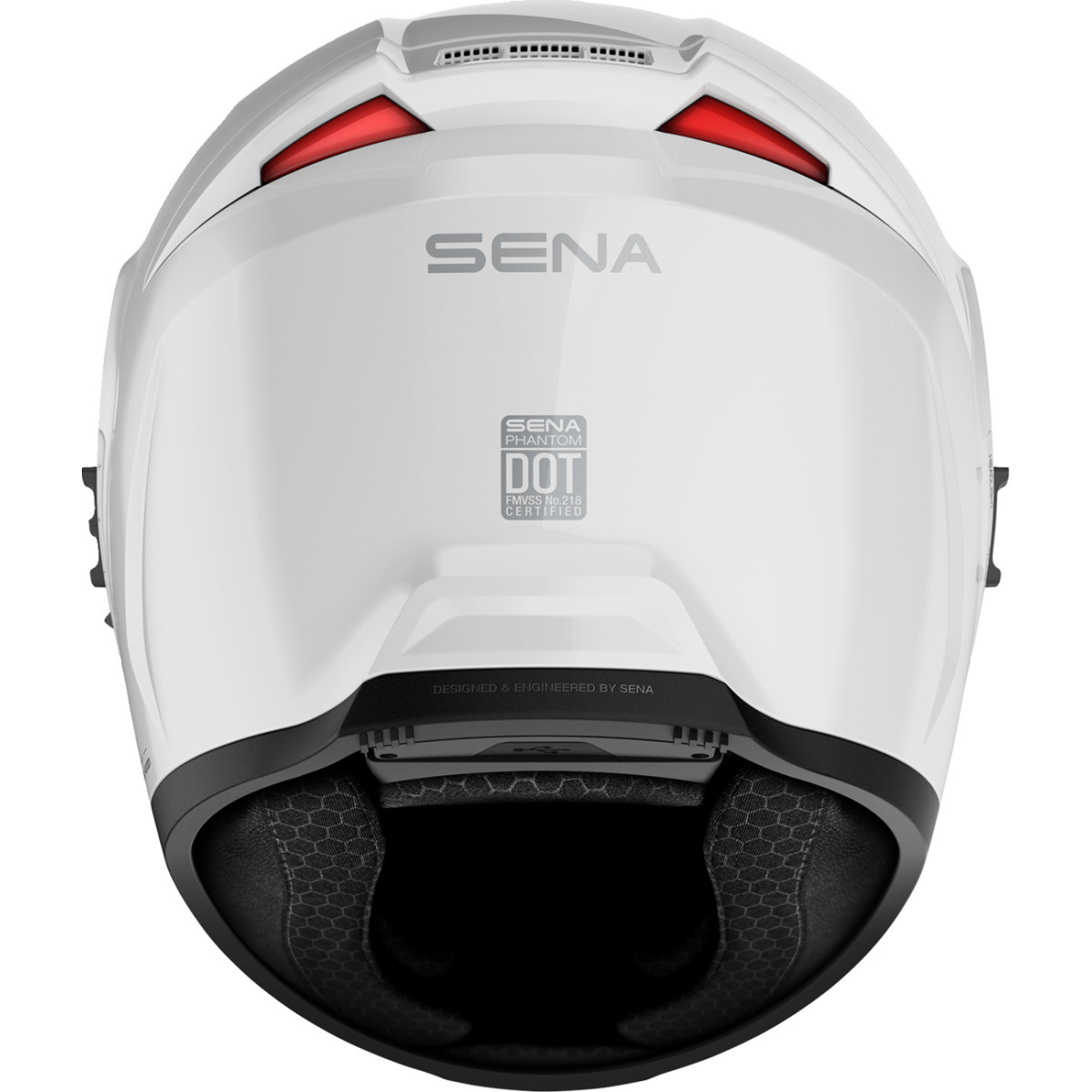 Sena #PHANTOM-GWXXL3 - Phantom Helmet - Gloss White - 2XL