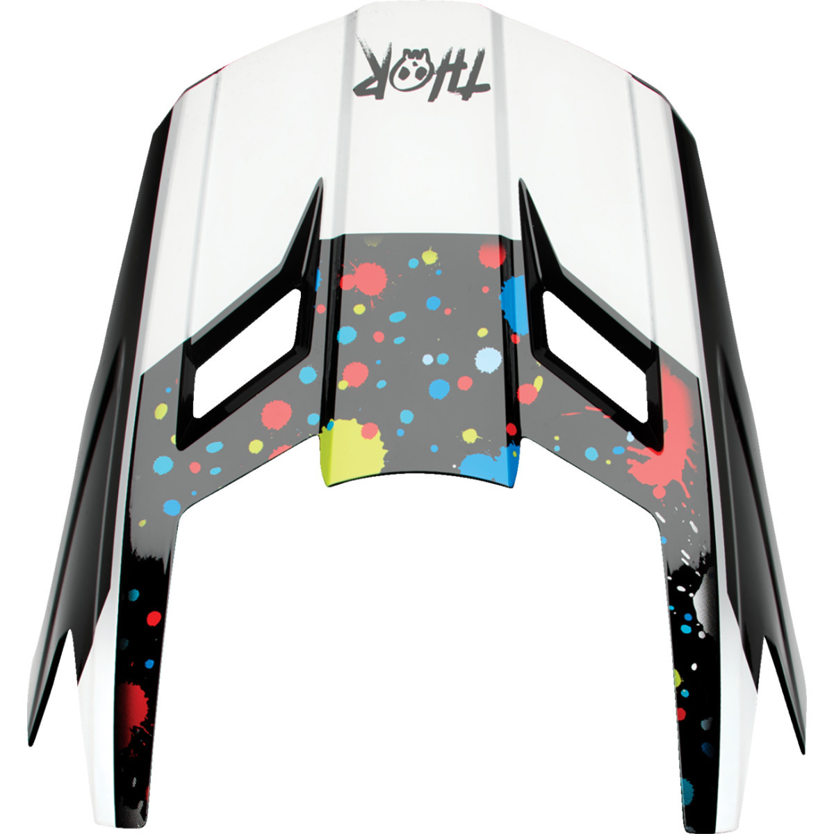 Thor - Youth Fleet Visor Kit - Splat - Black
