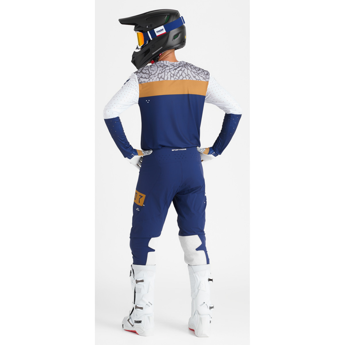 Thor - Sportmode Bravo Gloves - Navy/Copper - Small