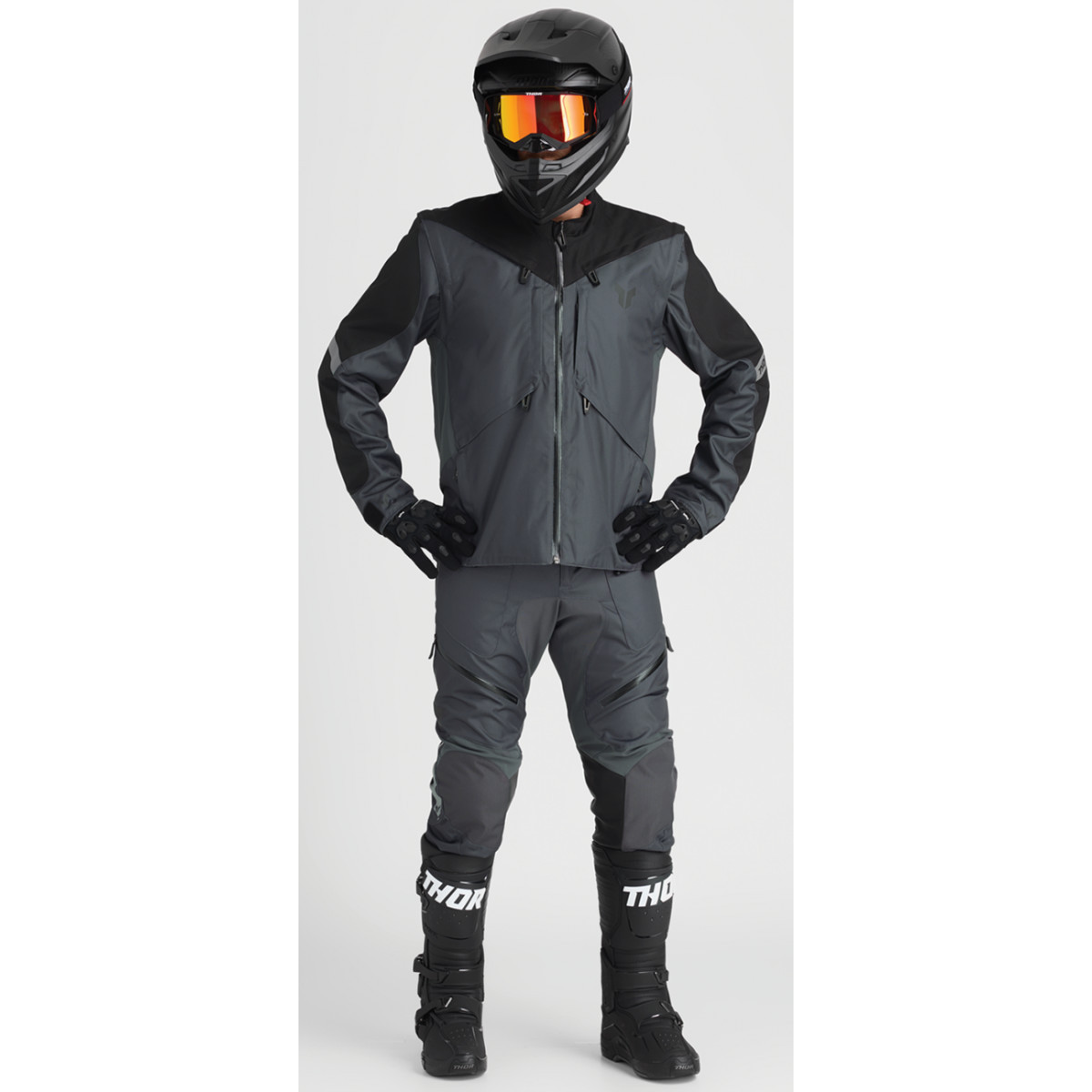 Thor - Terrain Gloves - Black/Charcoal - XL
