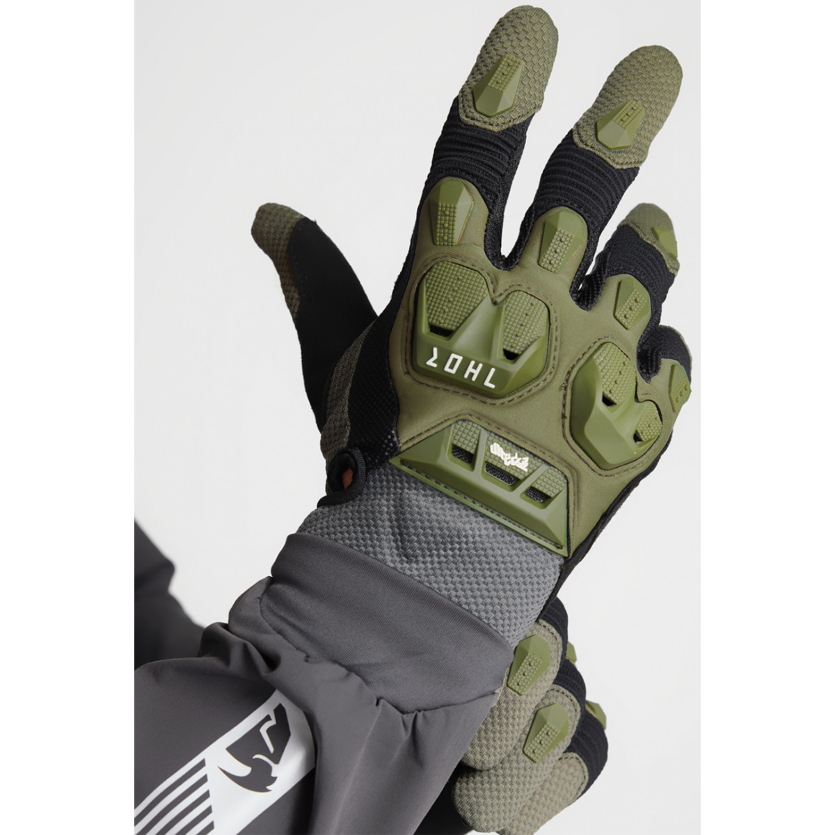 Thor - Terrain Gloves - Army/Charcoal - Small