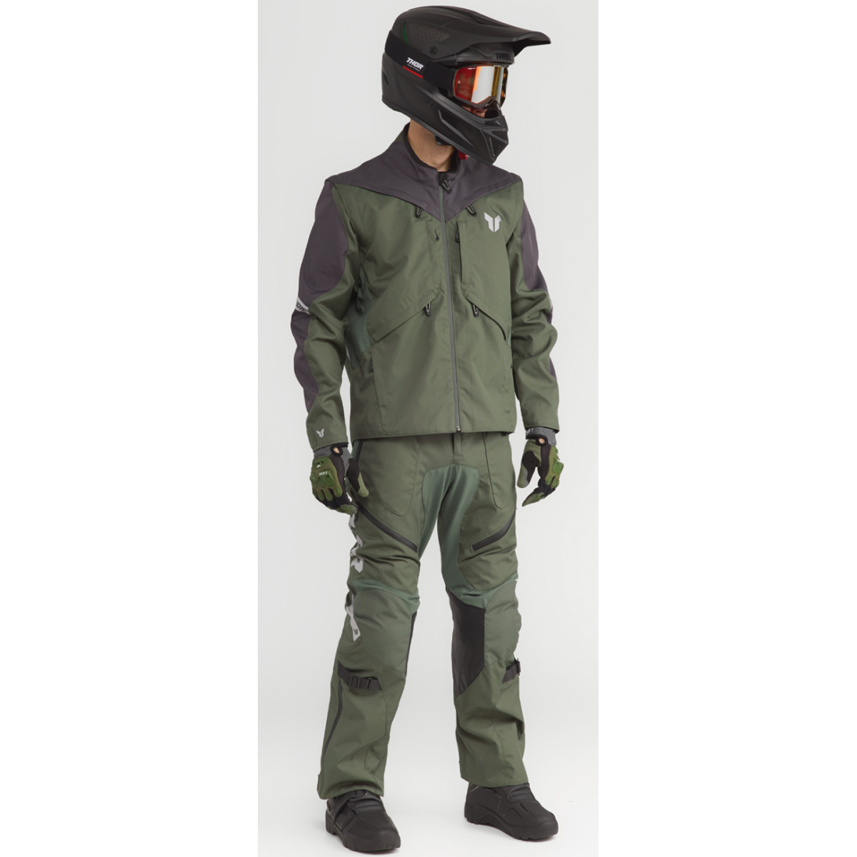 Thor - Terrain Over-the-Boot Pants - Army/Charcoal - US 42