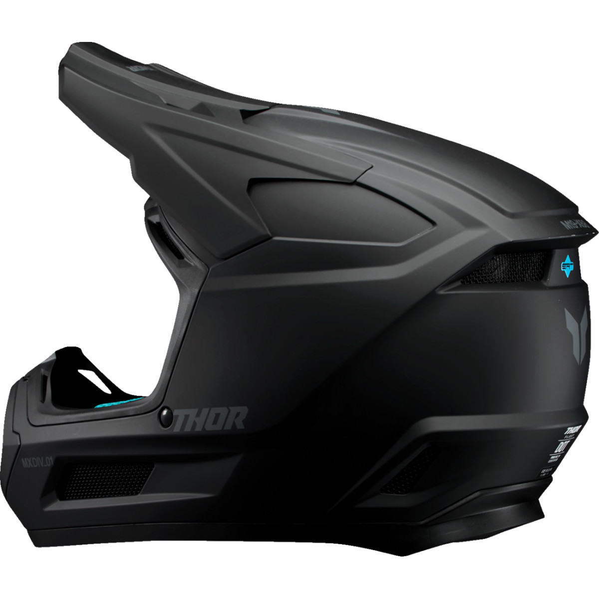 Thor - Youth Fleet Helmet - Blackout - Medium