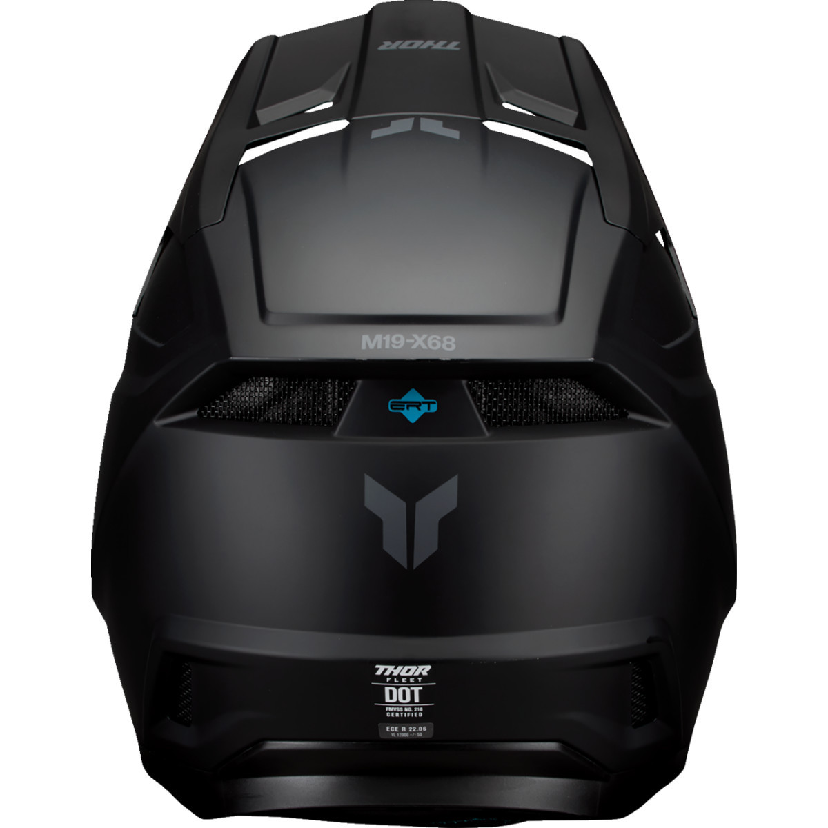 Thor - Youth Fleet Helmet - Blackout - Large