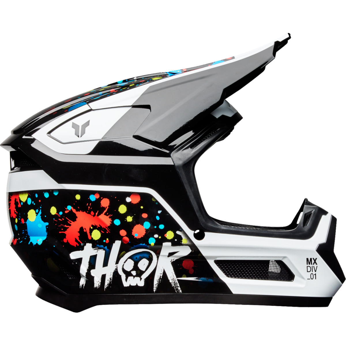 Thor - Youth Fleet Helmet - Splat - Black - Small