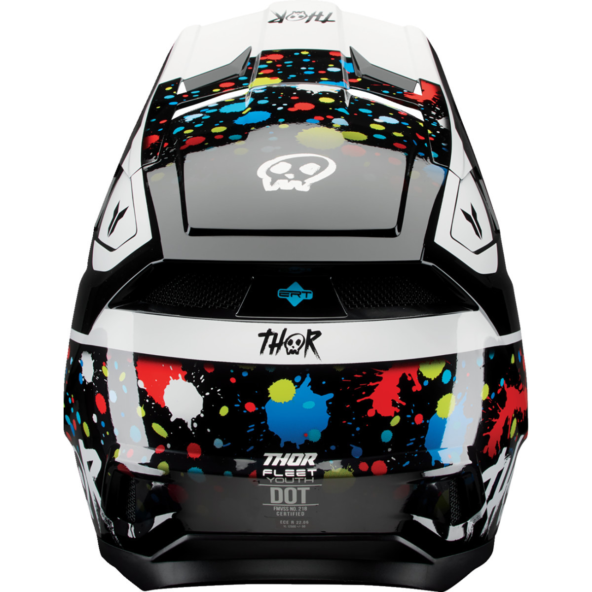 Thor - Youth Fleet Helmet - Splat - Black - Small