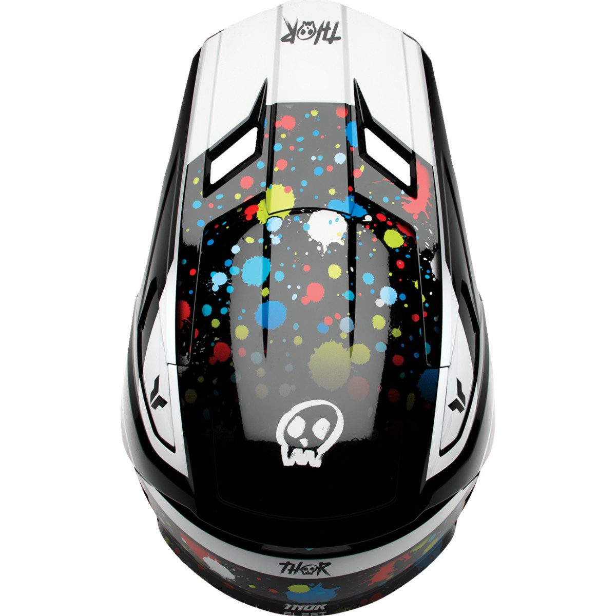 Thor - Youth Fleet Helmet - Splat - Black - Small