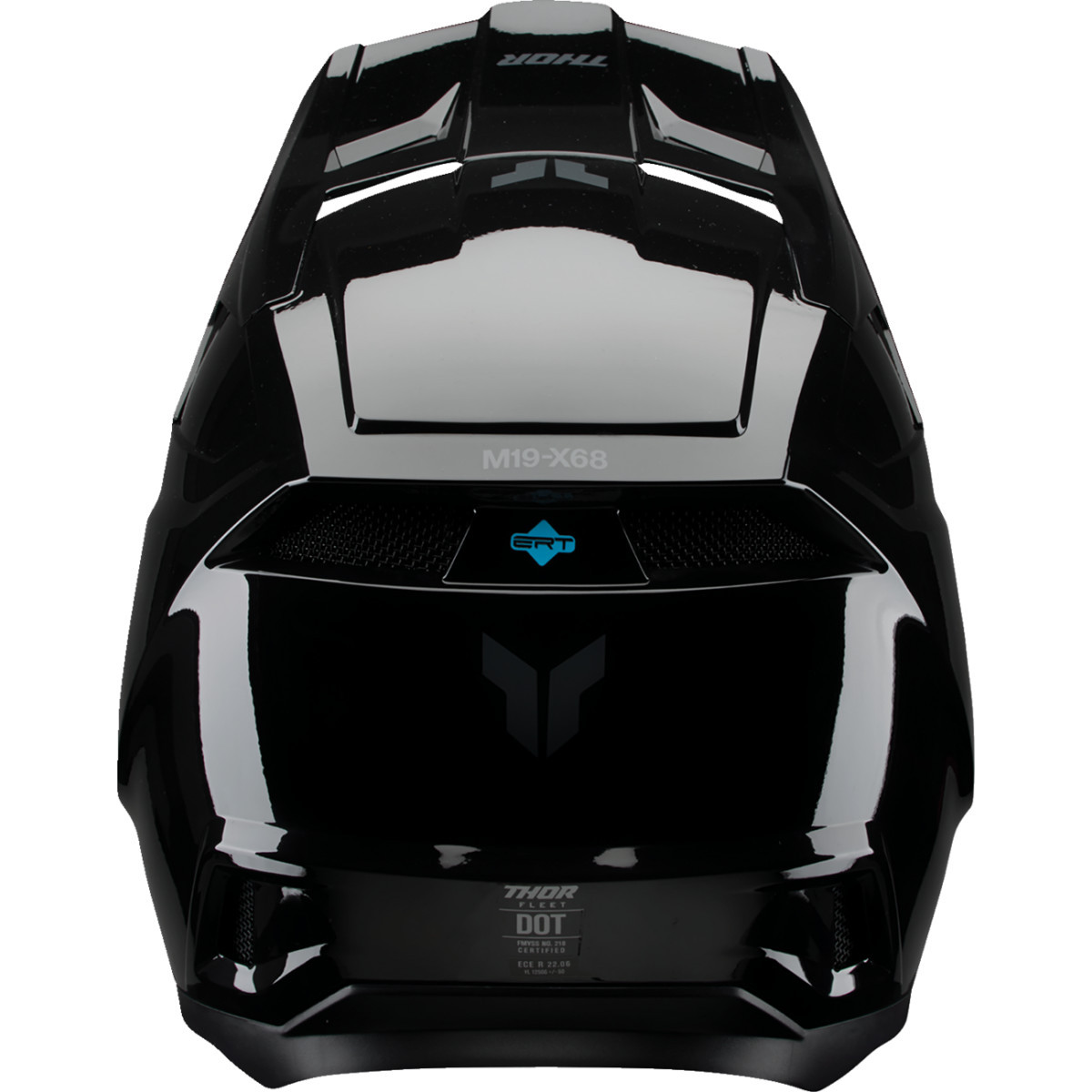 Thor - Youth Fleet Helmet - Blackout - Gloss Black - Small
