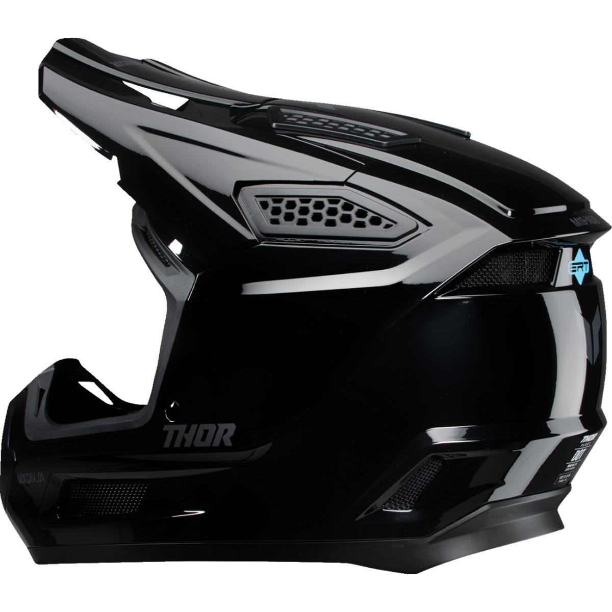 Thor - Fleet Helmet - Blackout - Gloss Black - 2XL