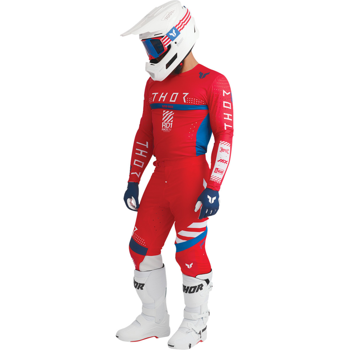 Thor - Fleet Helmet - Whiteout - 2XL