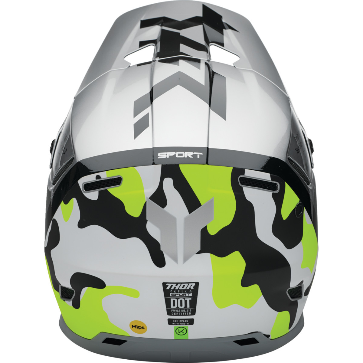 Thor - Reflex Sport Helmet - Riot - MIPS® - Gray/Acid - Large