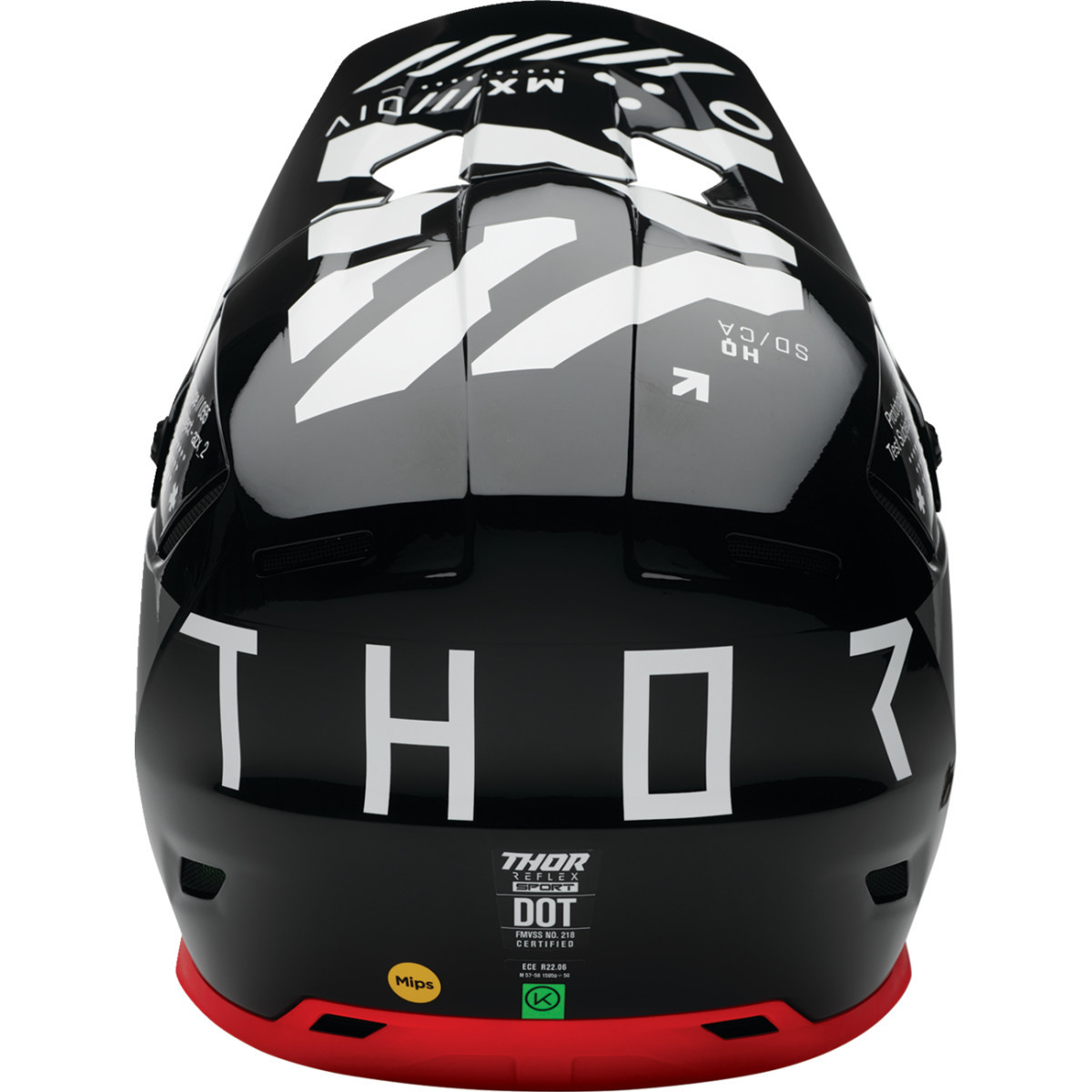 Thor - Reflex Sport Helmet - Strike - MIPS® - Black/Red - 2XL