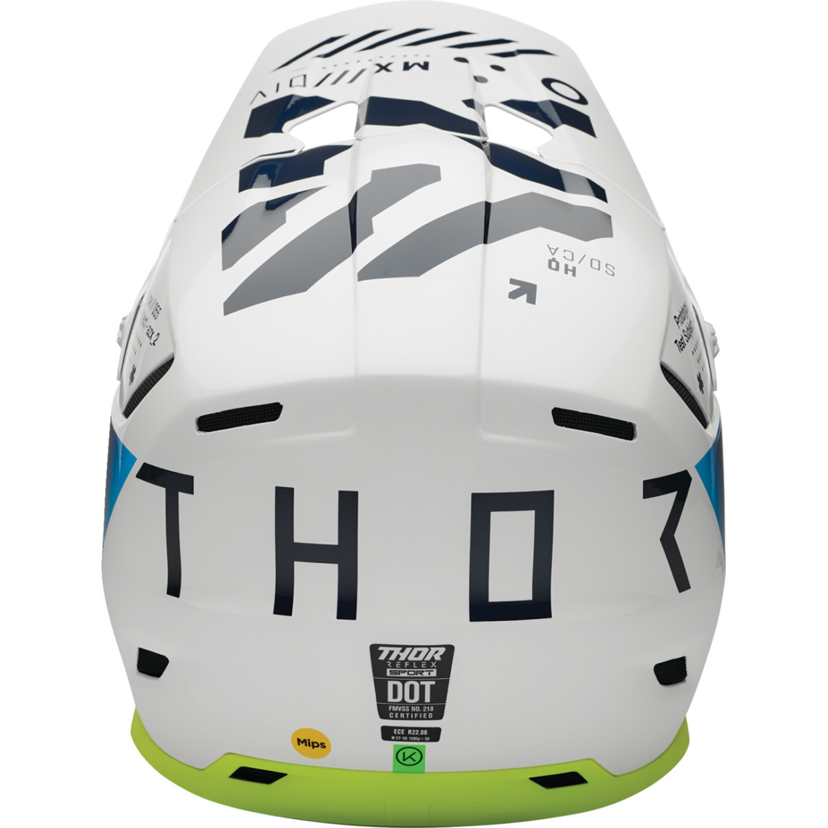 Thor - Reflex Sport Helmet - Strike - MIPS® - Navy/Acid - 2XL