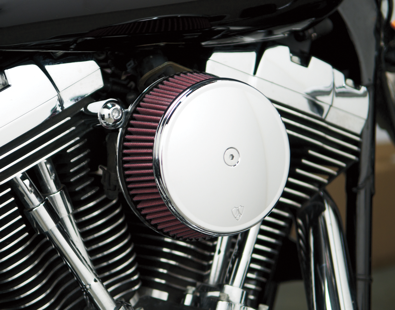 Arlen Ness #18-760 Big Sucker Stage 1 Outer Cover - Smooth - Chrome