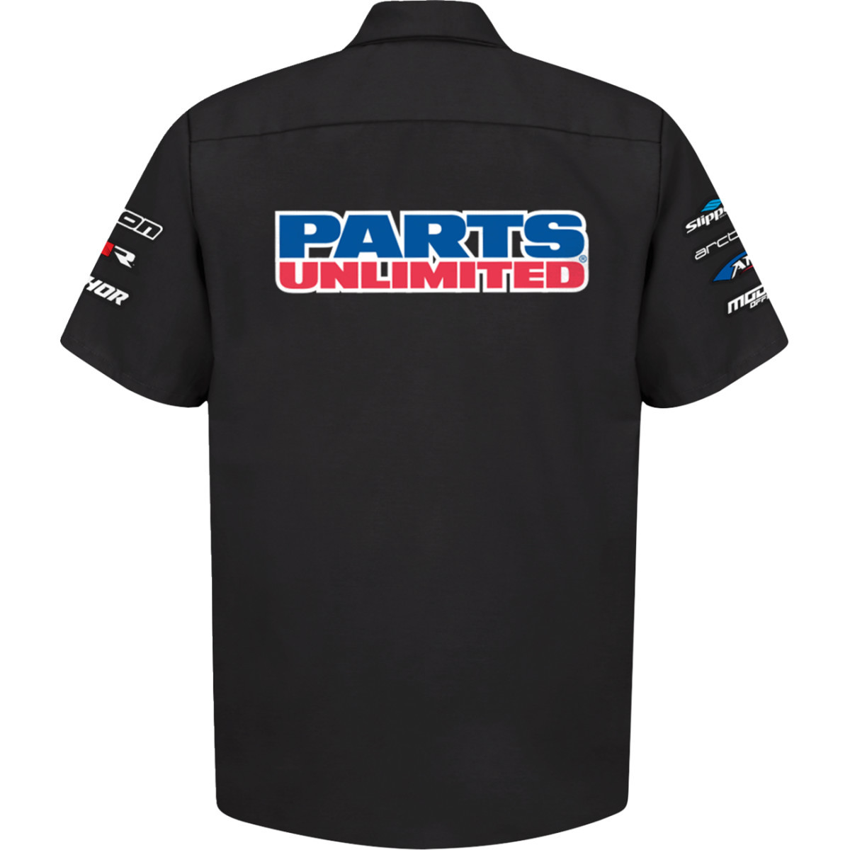 Throttle Threads #PSU38ST24BKMR - Parts Unlimited House 25 Shirt - Black - Medium