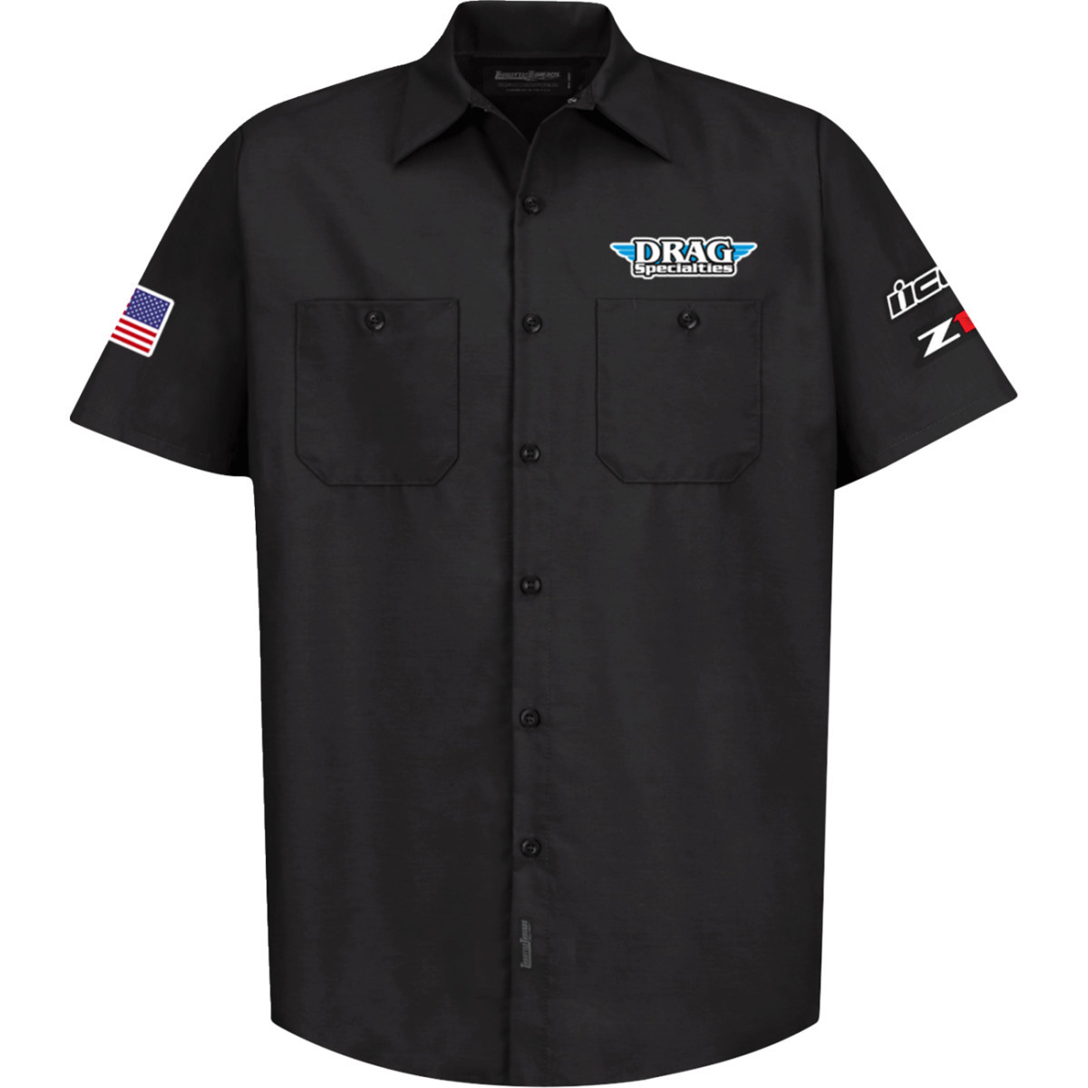 Throttle Threads #DRG32ST24BK2R - Drag Specialties House 25 Shirt - Black - 2XL