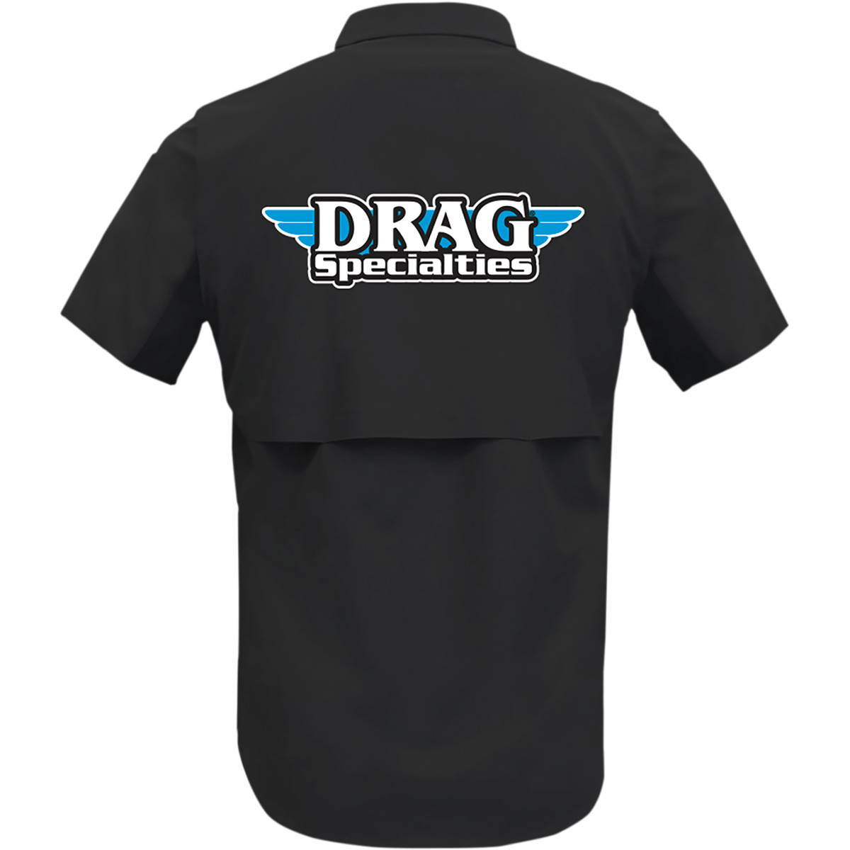 Throttle Threads #DRG31ST26BK2X - Drag Specialties Vented Shop Shirt - Black - 2XL