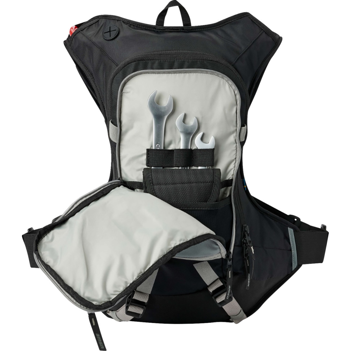 Uswe #5212059001 - Moto Hydration Pack - 12L - Carbon/Black