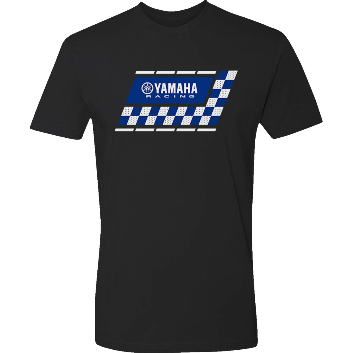 Yamaha Apparel #NP21S-M3108-2X - Yamaha Racing Check T-Shirt - Black - 2XL
