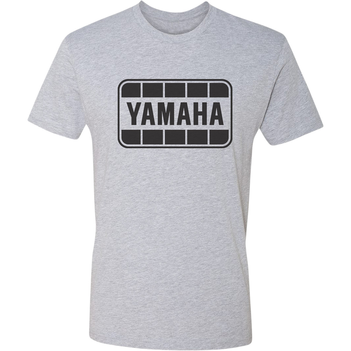 Yamaha Apparel #NP21S-M1966-L - Yamaha Retro T-Shirt - Gray/Black - Large