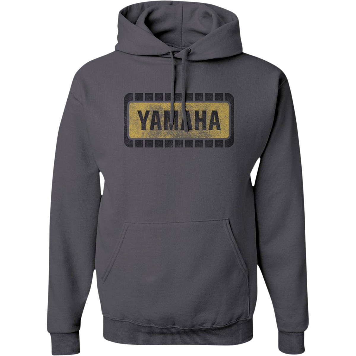 Yamaha Apparel #NP21S-M1971-2X - Yamaha Retro Hoodie - Charcoal - 2XL