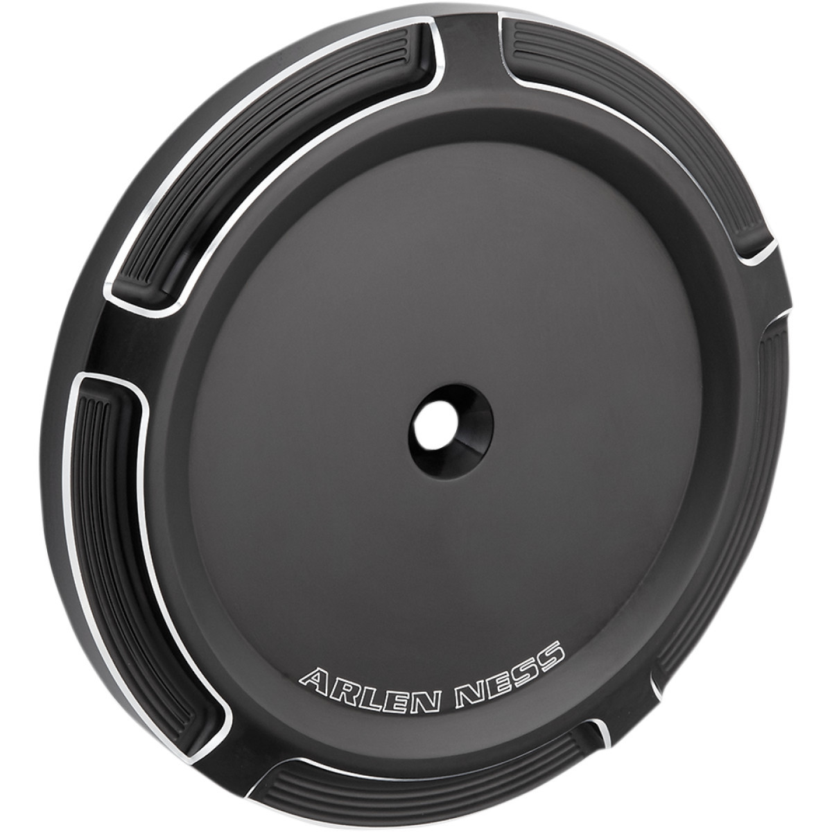 Arlen Ness #18-779 - Big Sucker Stage 1 Outer Cover - Beveled - Black