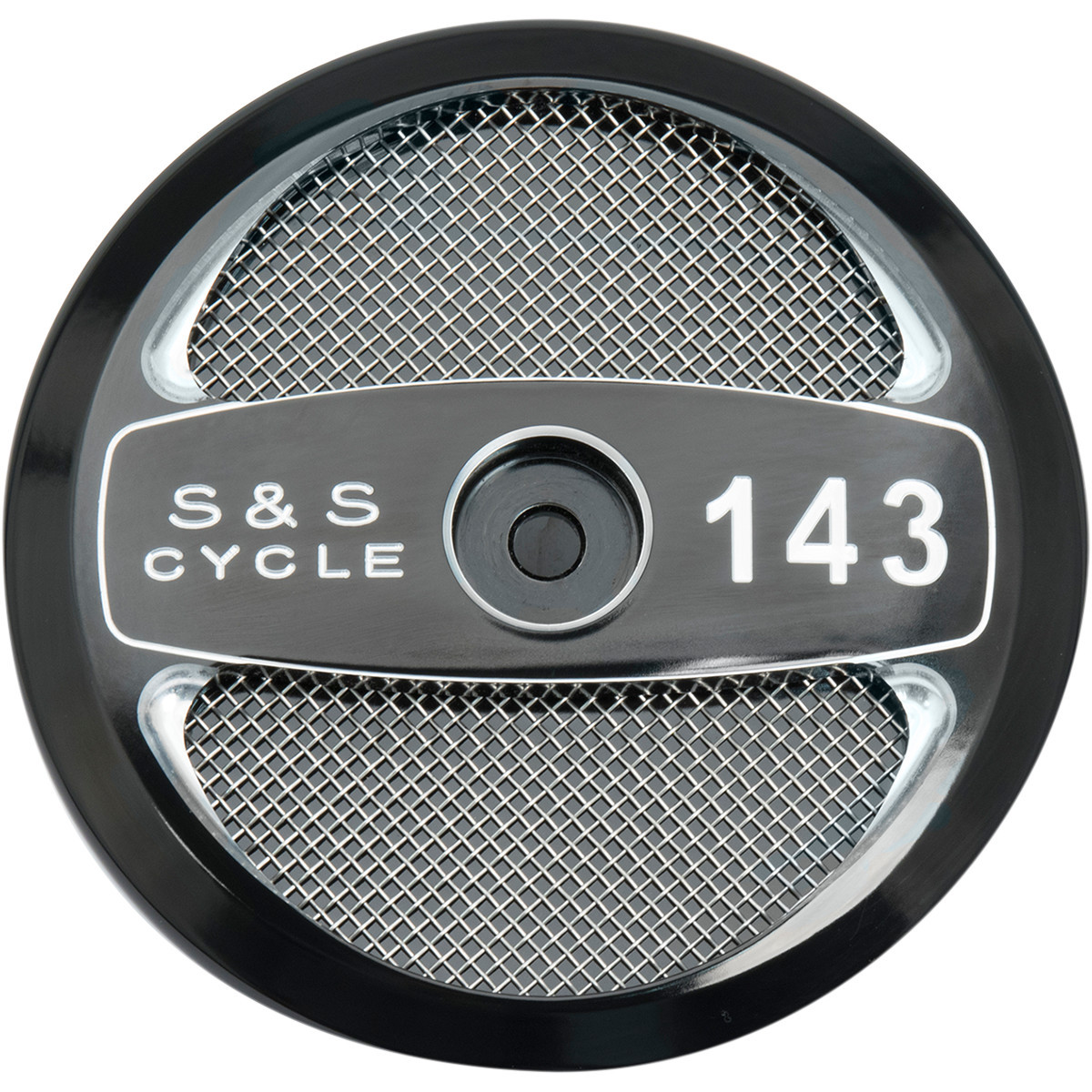 S&S Cycle #170-0323 - Stealth Air Cleaner Cover - Black - 143"