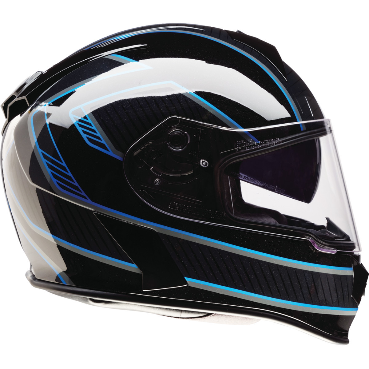 Z1R - Warrant Helmet - Amplify - Black/Blue - 2XL
