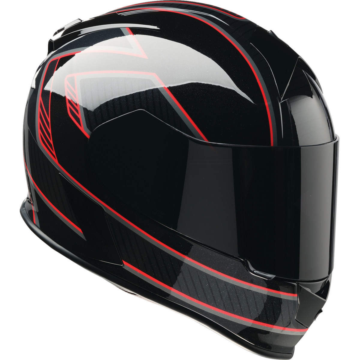 Z1R - Warrant Helmet - Amplify - Black/Red - Large