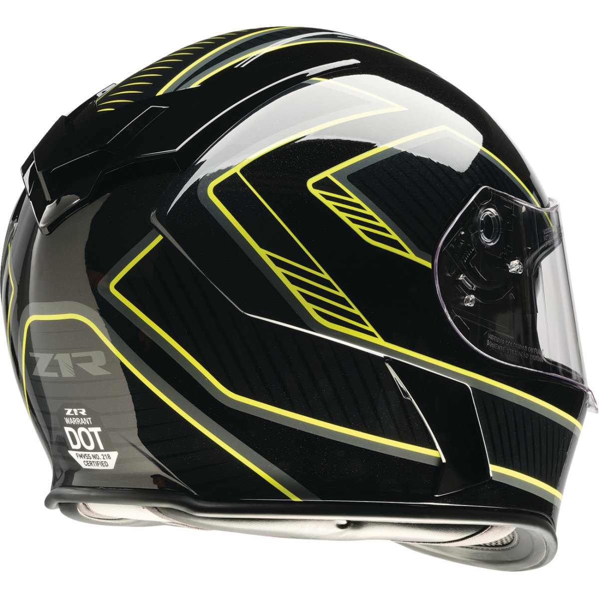 Z1R - Warrant Helmet - Amplify - Black/Hi-Viz - XS