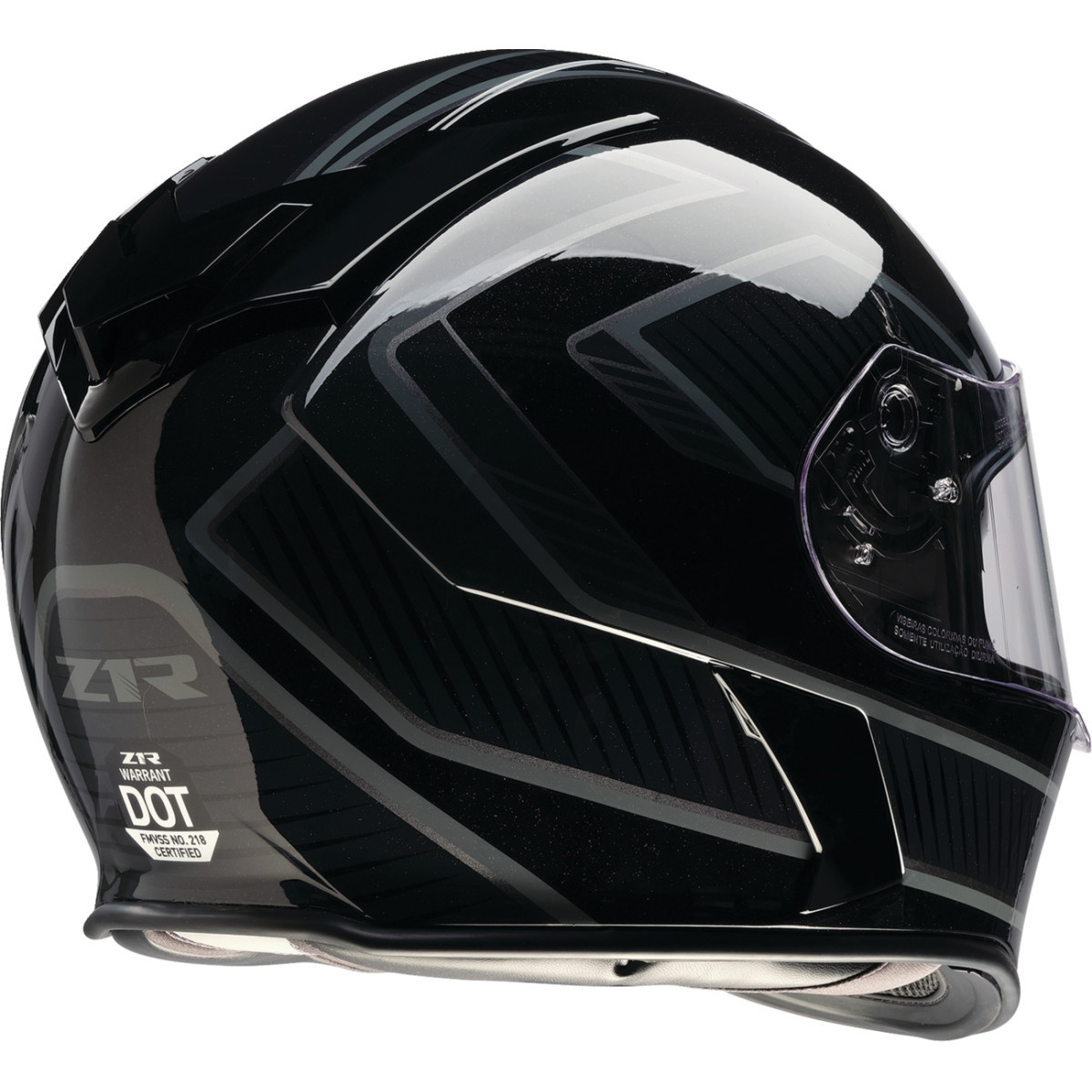 Z1R - Warrant Helmet - Amplify - Black/Gray - XS