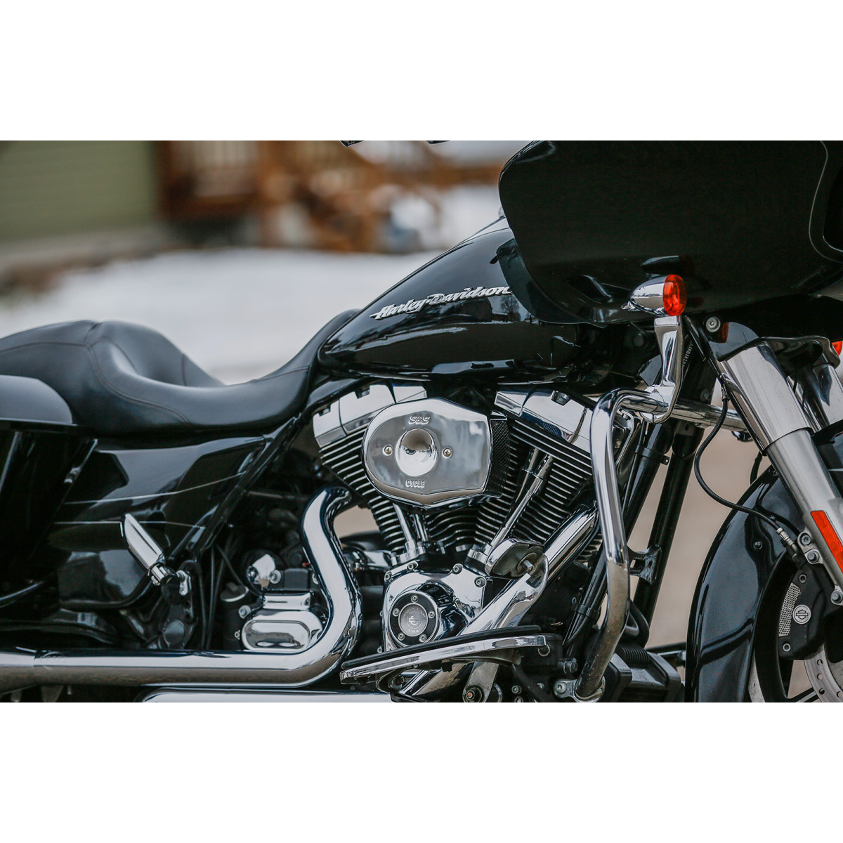S&S Cycle #170-0592 - Air Cleaner Cover - Tribute - Chrome